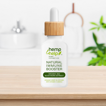 Immune Booster – Plant-based vitamins C & D with sea buckthorn & hemp