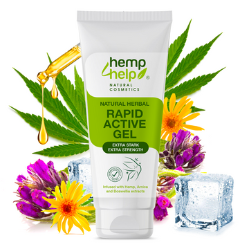 Extra Strong Pain Gel – Hemp Rapid Gel for Joints & Muscles