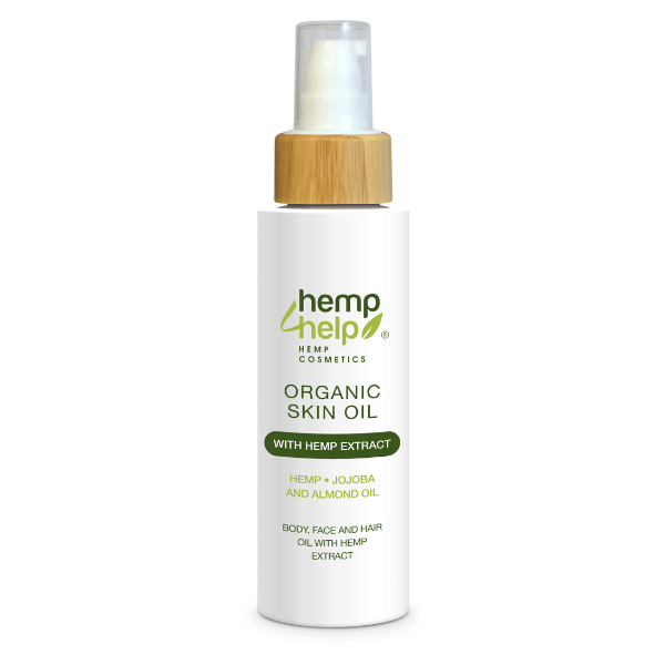 Bio Hanf Haut-Öl mit Jojoba-Öl und Mandel-Öl 100ml