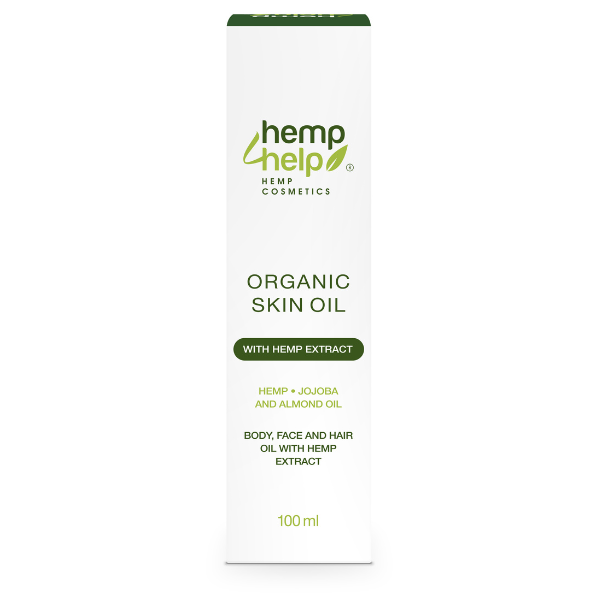Bio Hanf Haut-Öl mit Jojoba-Öl und Mandel-Öl 100ml