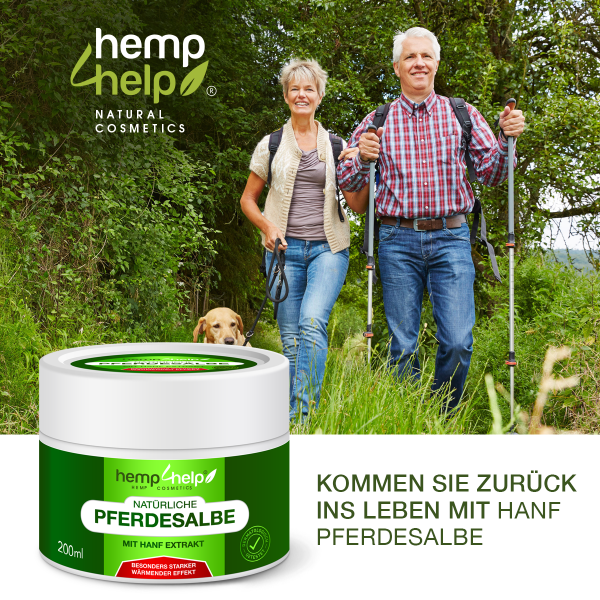 Bio 𝐇𝐀𝐍𝐅 Pferdesalbe Extra Stark WÄRMENDER EFFEKT