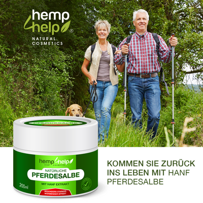 Bio 𝐇𝐀𝐍𝐅 Pferdesalbe Extra Stark WÄRMENDER EFFEKT