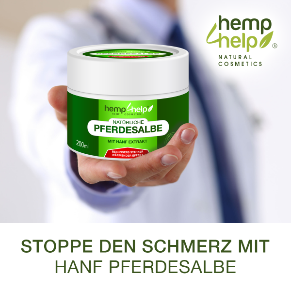 Bio 𝐇𝐀𝐍𝐅 Pferdesalbe Extra Stark WÄRMENDER EFFEKT
