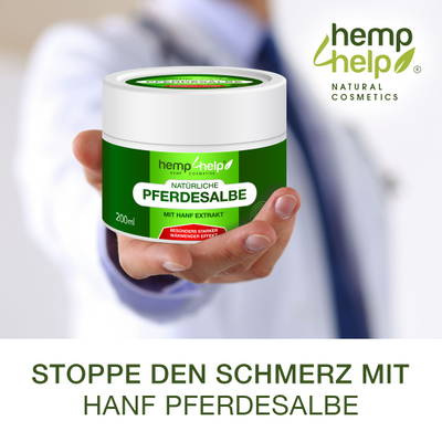 Bio 𝐇𝐀𝐍𝐅 Pferdesalbe Extra Stark WÄRMENDER EFFEKT
