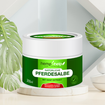 Bio Hanf Pferdesalbe Extra Stark – Wärmendes Muskel- & Gelenkgel mit Alpenkräutern | Schmerzlindernd & Beweglichkeitsfördernd