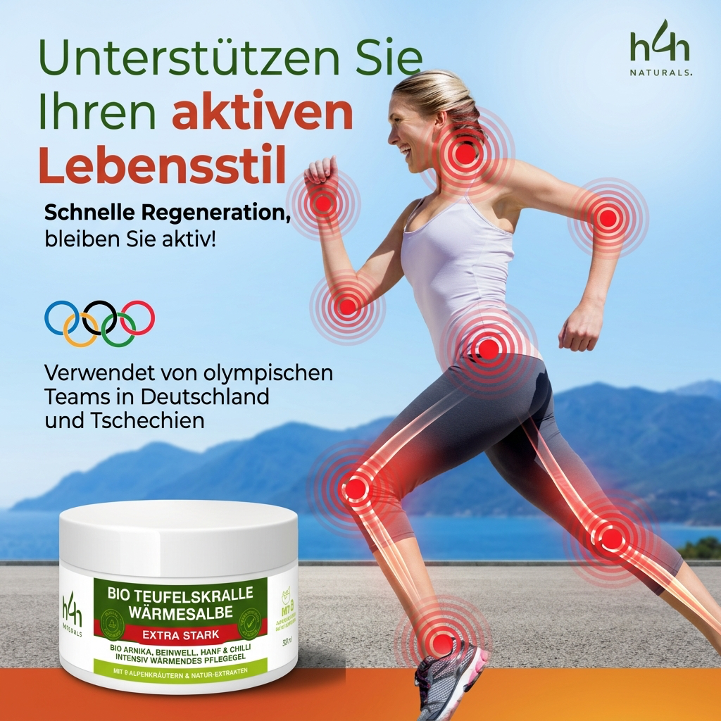 Schmerzsalbe extra stark dermatologisch getestet für Muskeln und Gelenke im Alltag
