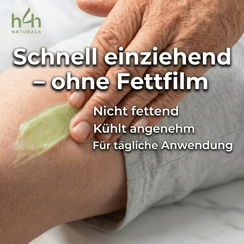 Schmerzgel kühlend schnell einziehend ohne Fettfilm für Muskeln und Gelenke
