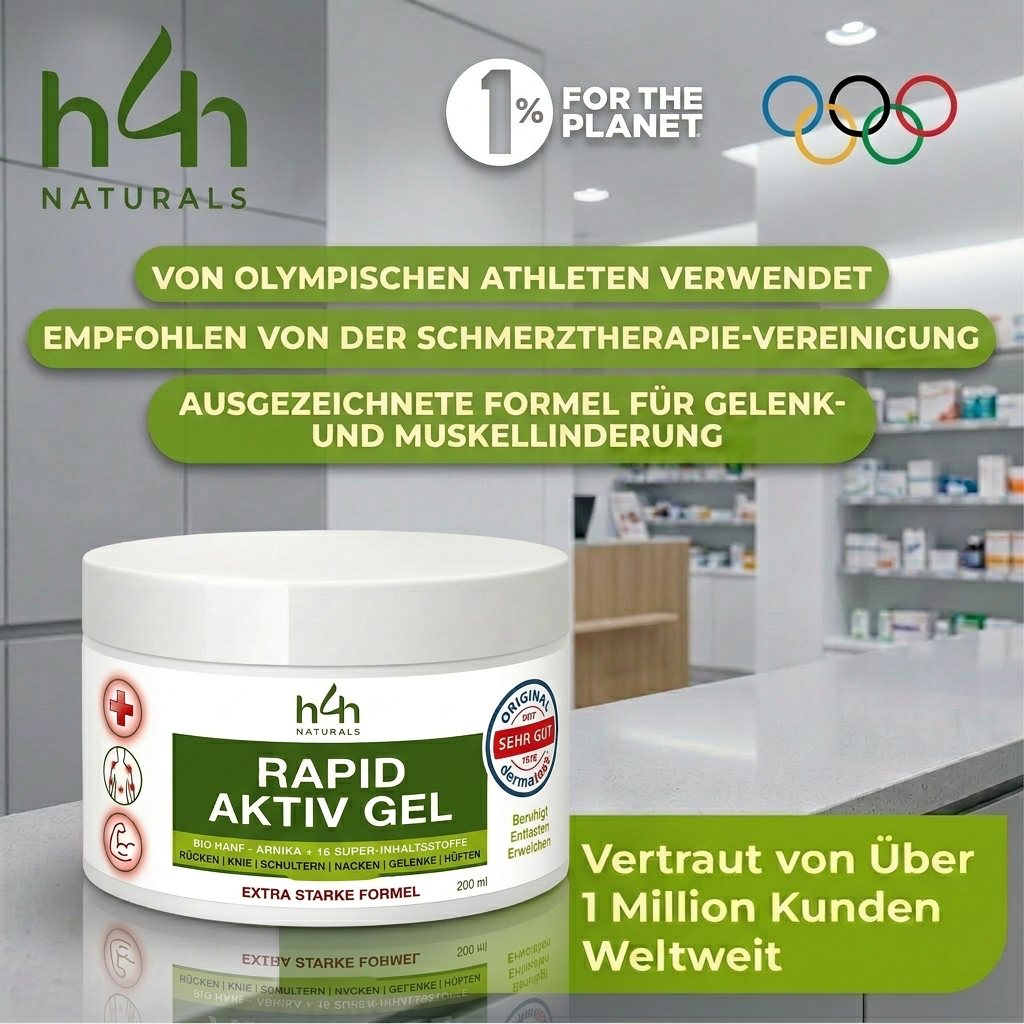 Schmerzgel extra stark verwendet von Athleten für Muskel und Gelenkbeschwerden
